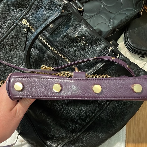 Rebecca Minkoff deep purple and gold mini MAC bag - Picture 4 of 10